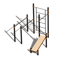 Спортивный комплекс воркаут ВС-98 в Симферополе Спортивный комплекс воркаут ВС-98 в Симферополе