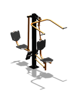 Уличный тренажер "Верхняя тяга Жим ногами" УТ322 в Симферополе