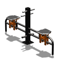 Уличный тренажер  "Каталка двойная"   УТ215 в Симферополе