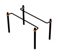 Спортивный комплекс воркаут ВС-180 в Симферополе Спортивный комплекс воркаут ВС-180 в Симферополе