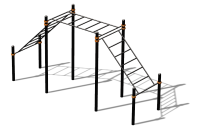 Спортивный комплекс воркаут ВС-192 в Симферополе Спортивный комплекс воркаут ВС-192 в Симферополе
