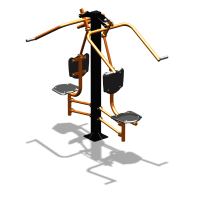 Уличный тренажер  "Верхняя тяга двойная"  УТ207 в Симферополе