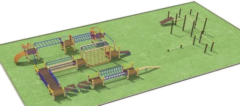 Проект спортплощадки с полосой препятствий - 1 178 100 рублей в Симферополе