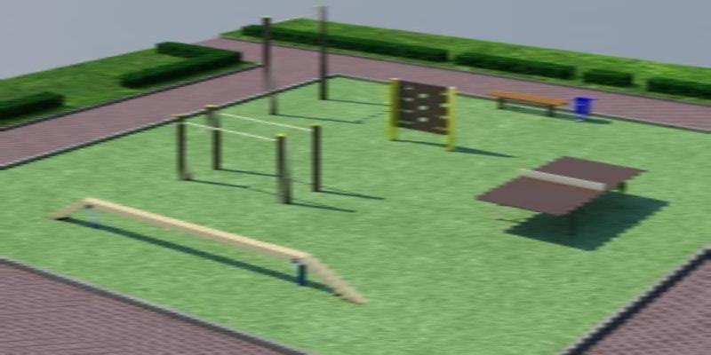 Проект спортплощадки мини спорт  в Симферополе