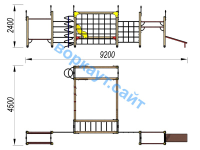 Детский спортивный комплекс ДСК 3102 в Симферополе