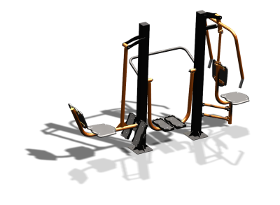 Уличный тренажер "Жим ногами Шагомер Жим от груди" УТ333 в Симферополе