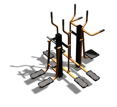 Уличный тренажер "Шпагат Маятник Лыжник двойной" УТ335 в Симферополе