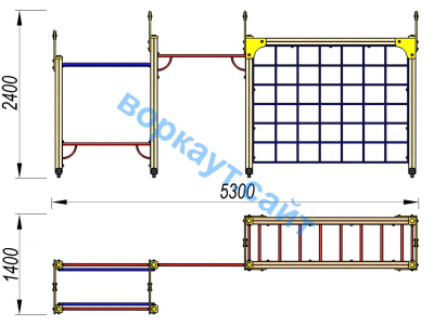 Детский спортивный комплекс Атлет ДСК 3106 в Симферополе