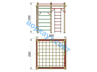 Детский спортивный комплекс ДСК 3110 в Симферополе Детский спортивный комплекс ДСК 3110 в Симферополе