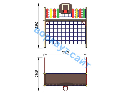 Детский спортивный комплекс ДСК 3101 в Симферополе