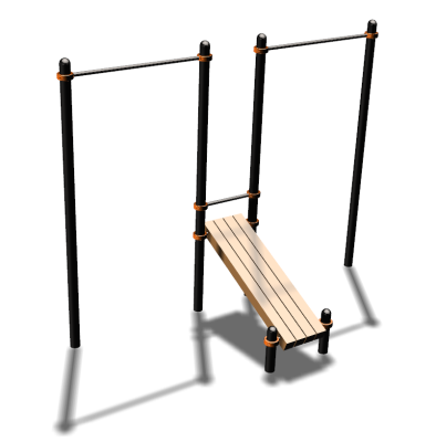 Воркаут турники со скамьей для пресса ВС-27 в Симферополе