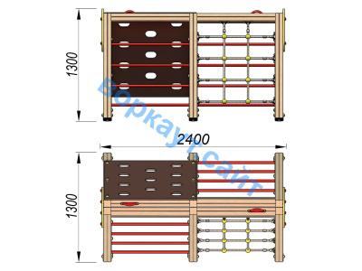 Детский спортивный комплекс ДСК 3203 в Симферополе