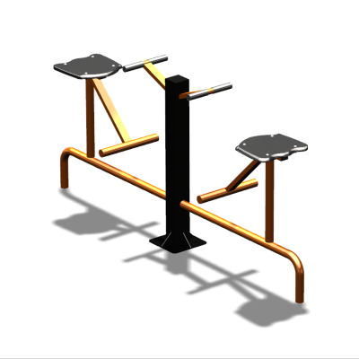 Уличный тренажер  "Твистер сидя двойной"   УТ216 в Симферополе