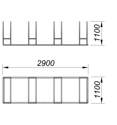 Велопарковка МАФ 6002 в Симферополе