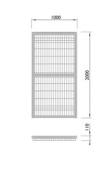 Калитка спортивной площадки МАФ 5105 в Симферополе
