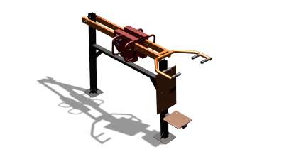 Силовой уличный тренажер  "Жим сидя"  УТ412 в Симферополе