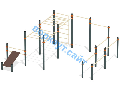 Спортивный комплекс воркаут ВС-50 в Симферополе