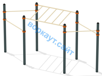 Турник разноуровневый с рукоходом ВС-26 в Симферополе