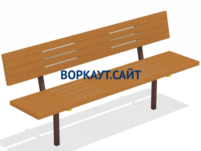 Диван уличный МАФ 1608 в Симферополе