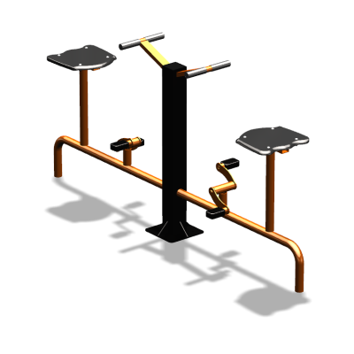 Уличный тренажер  "Вело двойной"   УТ211 в Симферополе