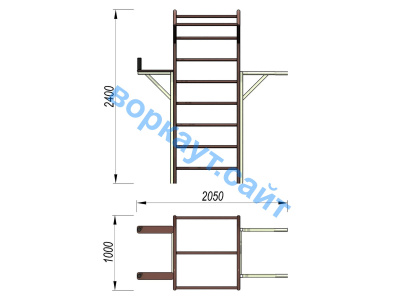 Детский спортивный комплекс 3 в 1 ДСК 3103 в Симферополе