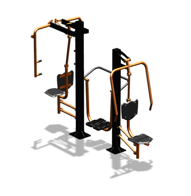 Уличный тренажер "Жим от себя Шагомер Баттерфляй" УТ303 в Симферополе