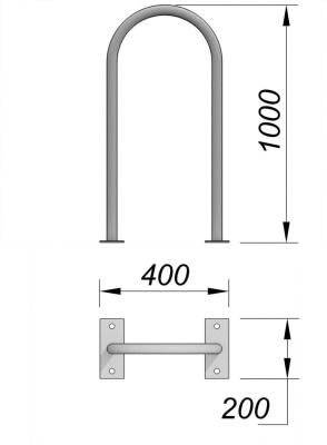 Велопарковка МАФ 6001 в Симферополе