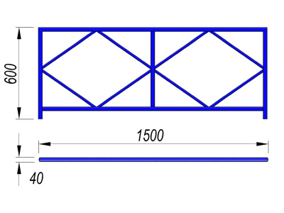 Ограждение площадки МАФ 5001 в Симферополе