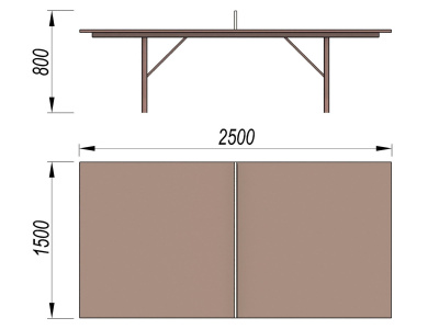 Теннисный стол МАФ 3517 в Симферополе