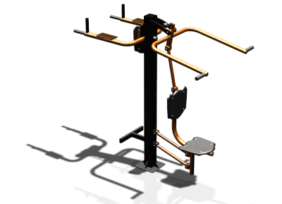 Уличный тренажер "Верхняя тяга Брусья Пресс" УТ339 в Симферополе