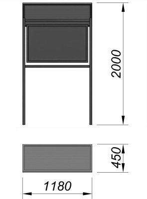 Информационный стенд МАФ 6006 в Симферополе