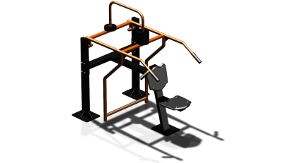 Силовой уличный тренажер  "Жим вверх сидя"  УТ403 в Симферополе