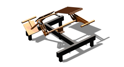 Силовой уличный тренажер  "Пресс Гиперэкстензия"  УТ420 в Симферополе